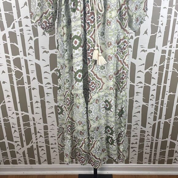 Soft Surroundings Zia Maxi Dress Medallion Print NEW Petite L - Picture 9 of 14